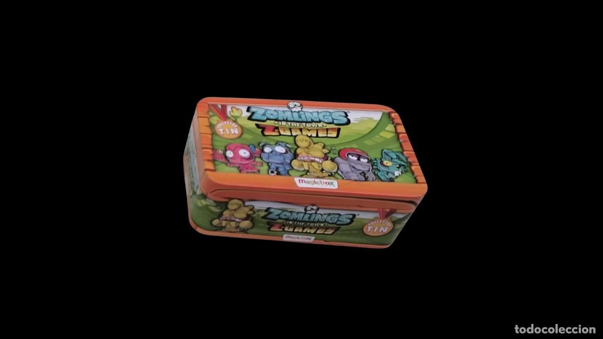 Coleccionismo: Lata met&aacute;lica coleccionable de la serie Zomlings in the Town Z-Games, 2017