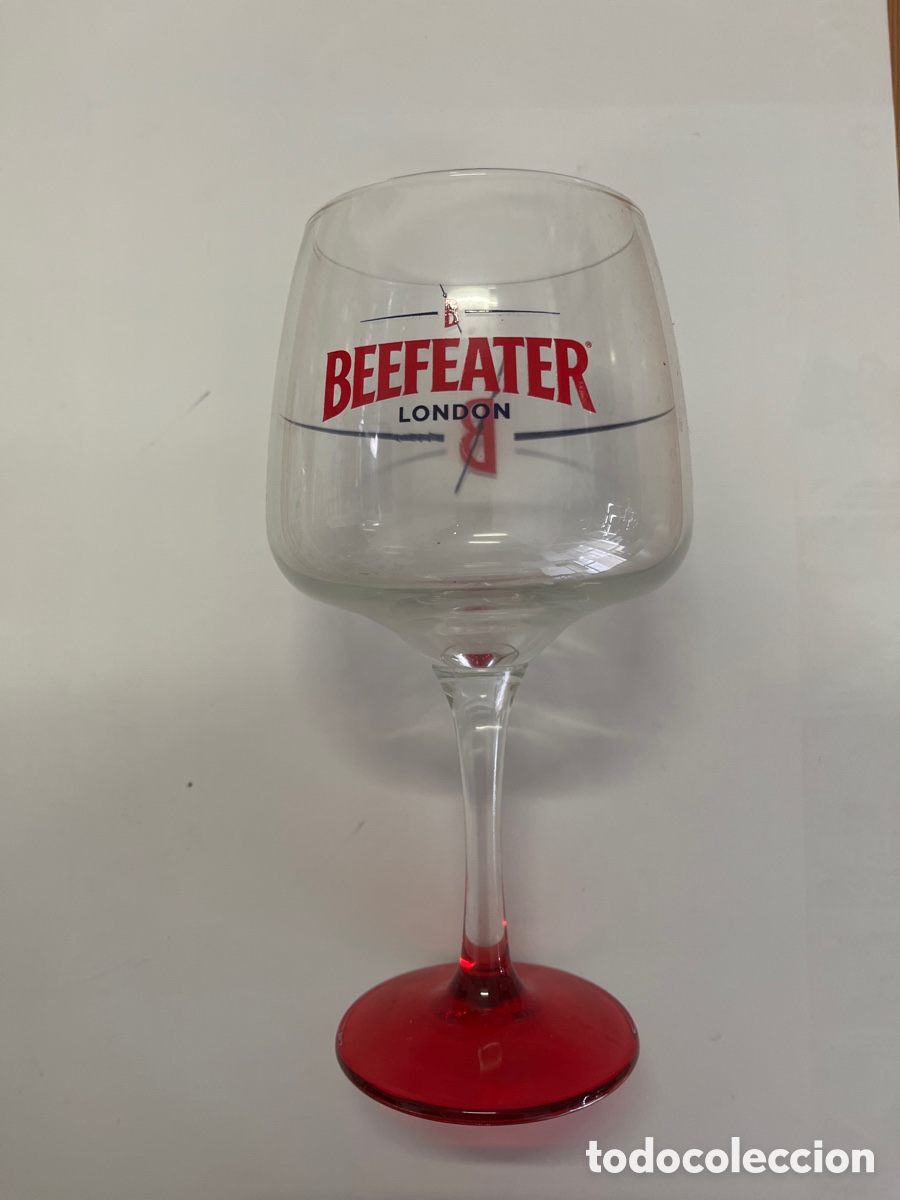 Coleccionismo: Copa grande de cristal Beefeater