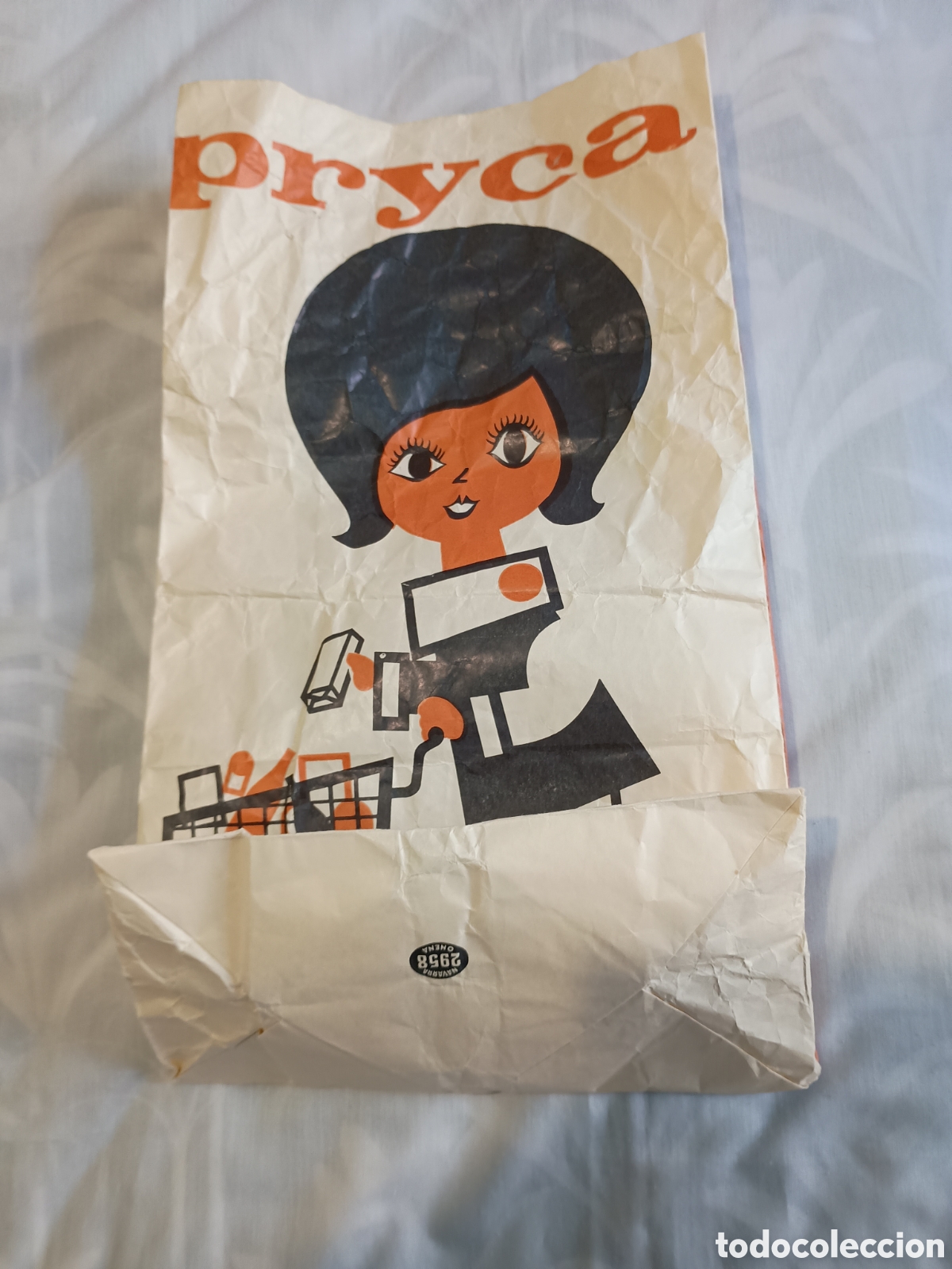 Coleccionismo: ️Bolsa antigua de supermercado Pryca - Foto 3