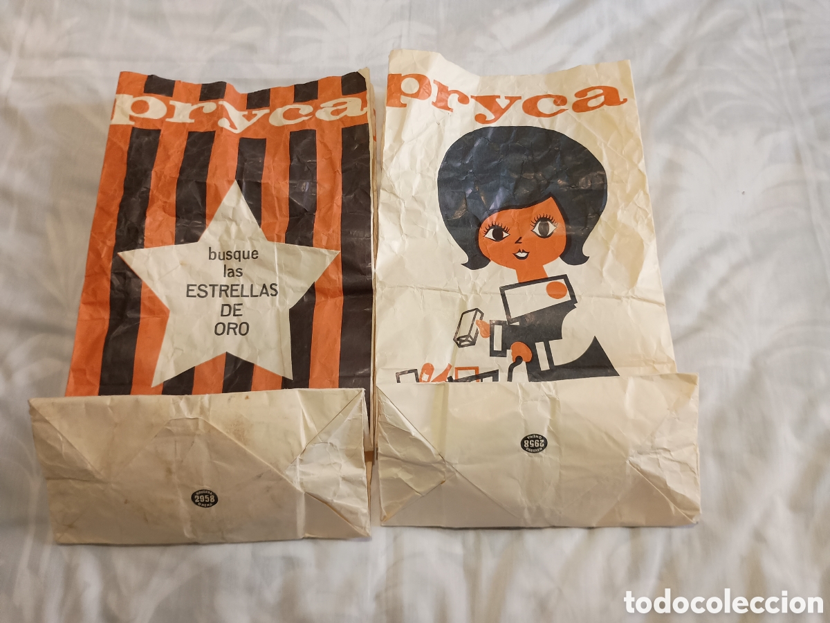 Coleccionismo: ️Bolsa antigua de supermercado Pryca - Foto 6