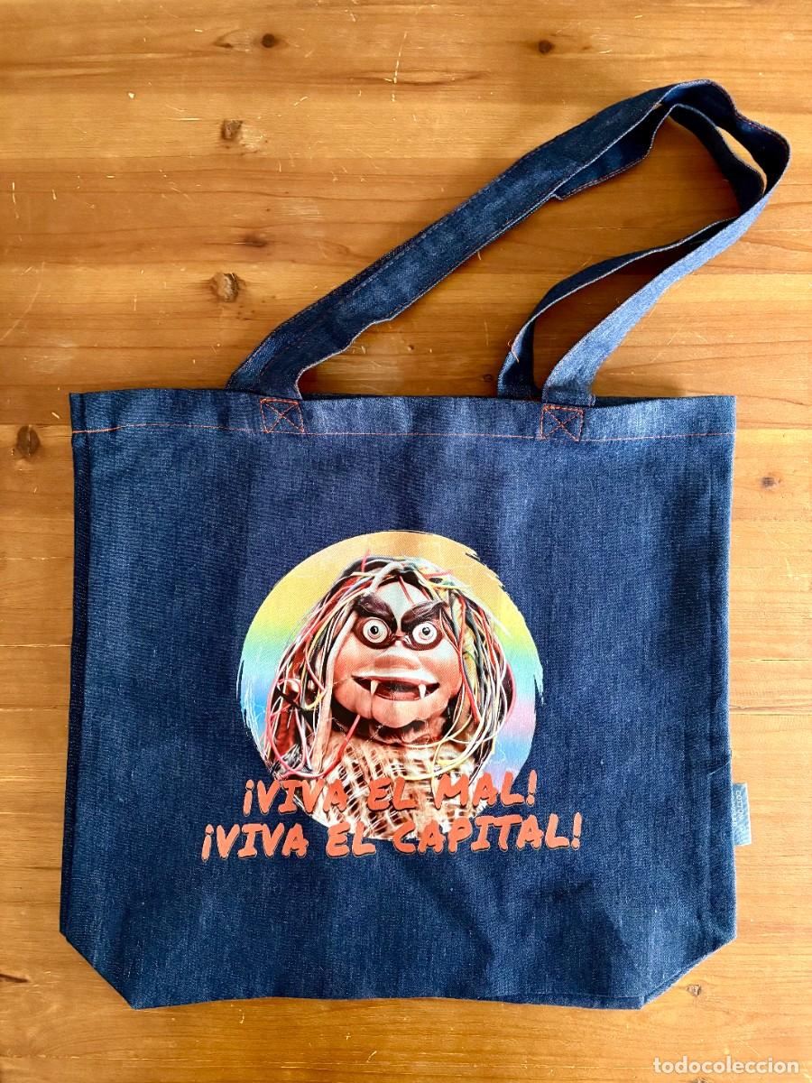 Coleccionismo: TOTE BAG BOLSA TELA VAQUERA DURA, 200 GR. BOLA DE CRISTAL BRUJA AVERIA, NUEVA, BOLSILLO , 40X40 CMS.