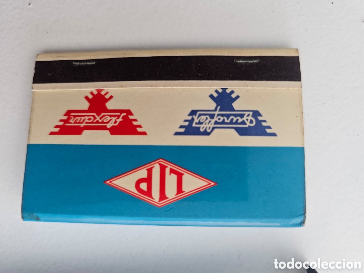Coleccionismo: Caja de cerillas LIP Duroflex flexdur Lacas y Pinturas LIPSA Benicarlo 1960s 1970s
