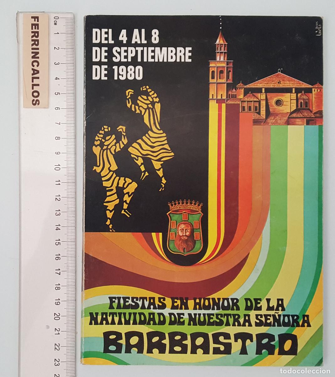 Collecting paper: PROGRAMA DE FIESTAS DE BARBASTRO A&Ntilde;O 1980 + SALUDA AYUNTAMIENTO