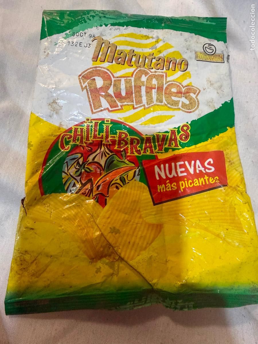 Coleccionismo: Envoltorio bolsa ruffles chili bravas