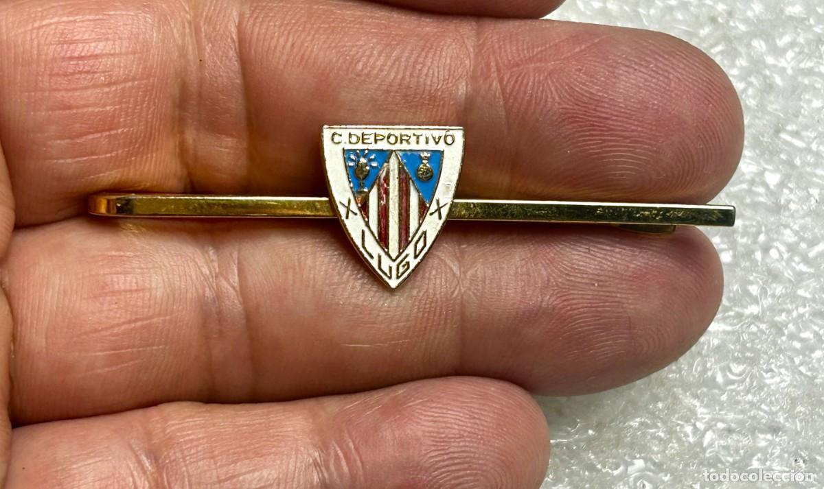 Collezionismo: 3933.Pisacorbatas vintage del Club Deportivo Lugo, equipo de f&uacute;tbol de Galicia, Espa&ntilde;a