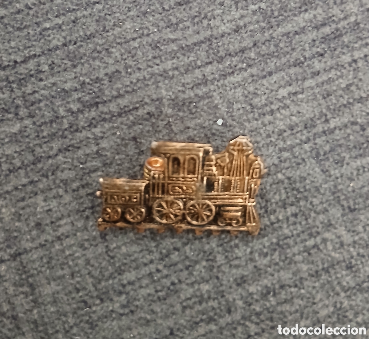 Coleccionismo: Broche vintage locomotora siglo XIX