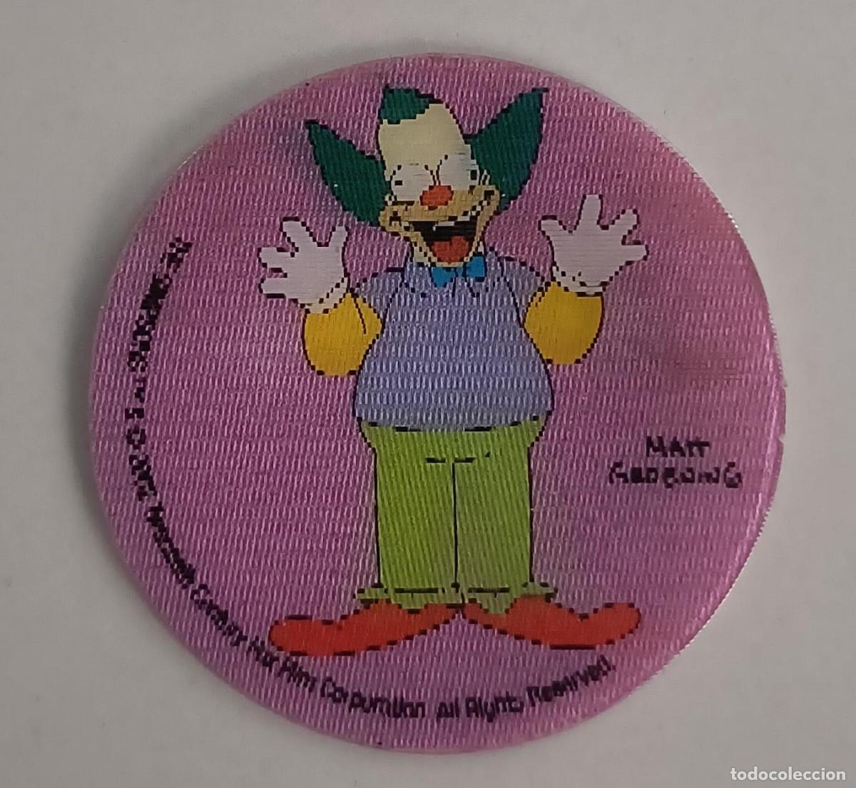Coleccionismo: TAZO RETICULAR DE KRUSTY EL PAYASO
