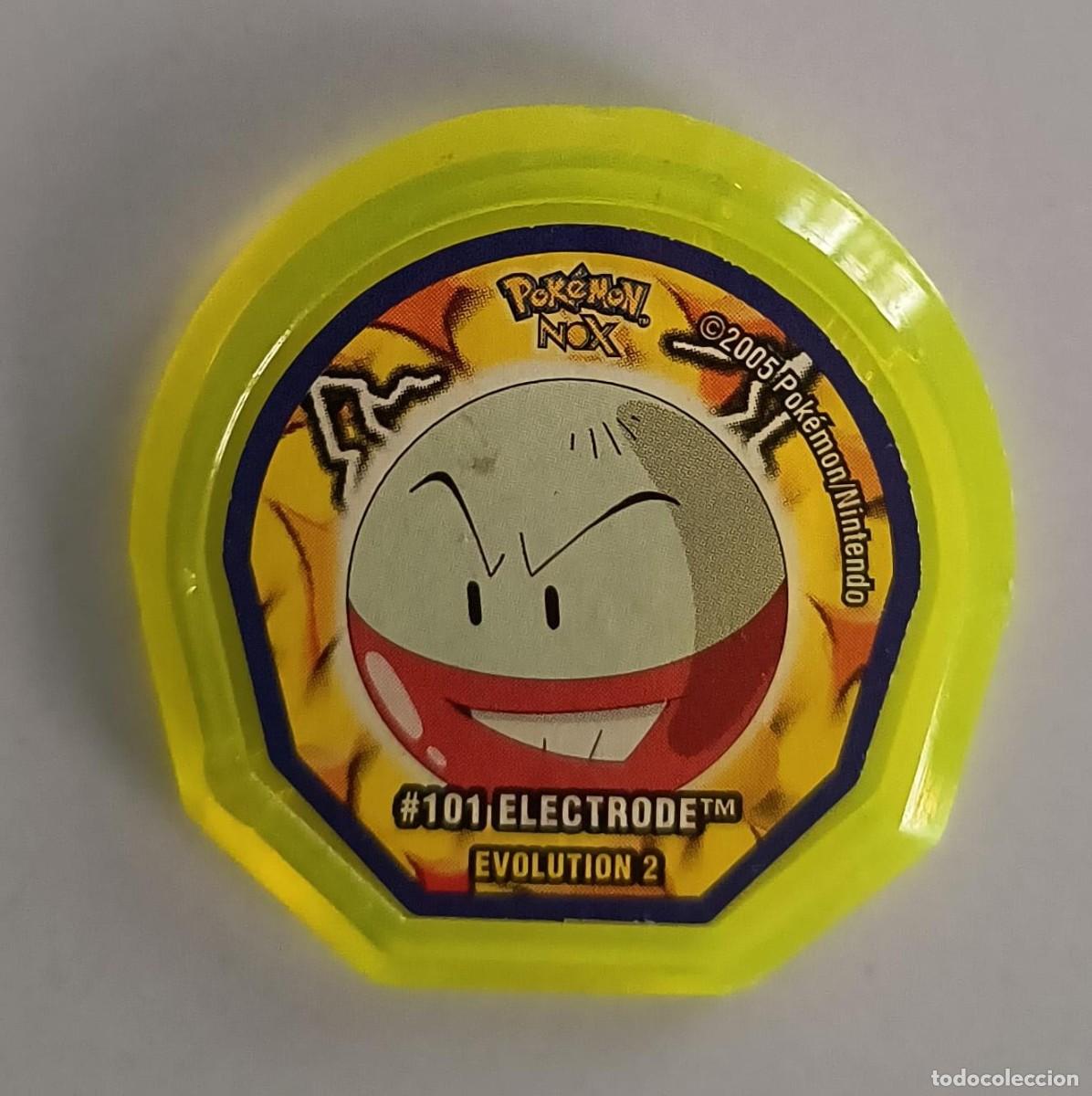 Coleccionismo: TAZO DE ELECTRODE N&ordm; 101 - POKEMON - EVOLUTION 2