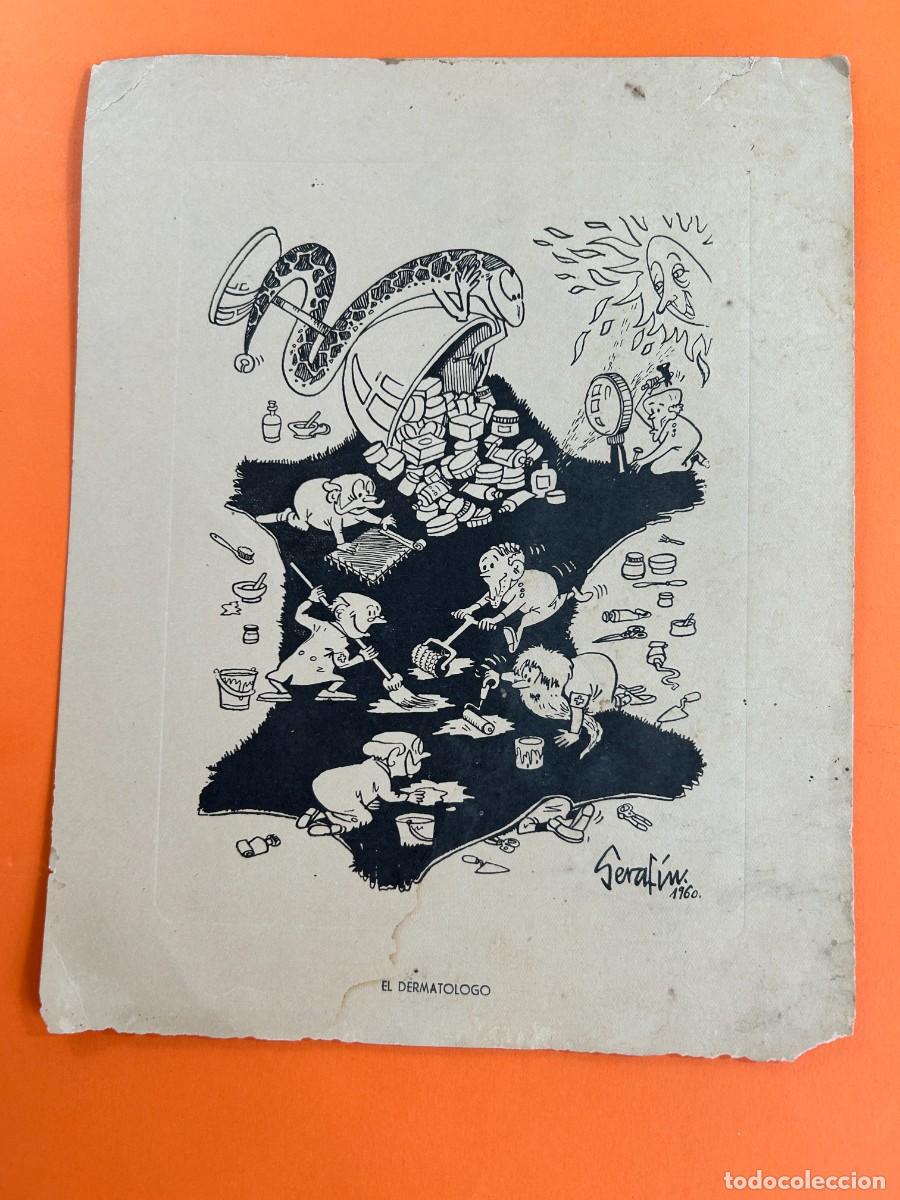 Coleccionismo: SERAFIN. El Dermatologo . Campa&ntilde;a Propaganda M&eacute;dica. Promesa. SERIE A N&ordm; 3 - PUODERMINA