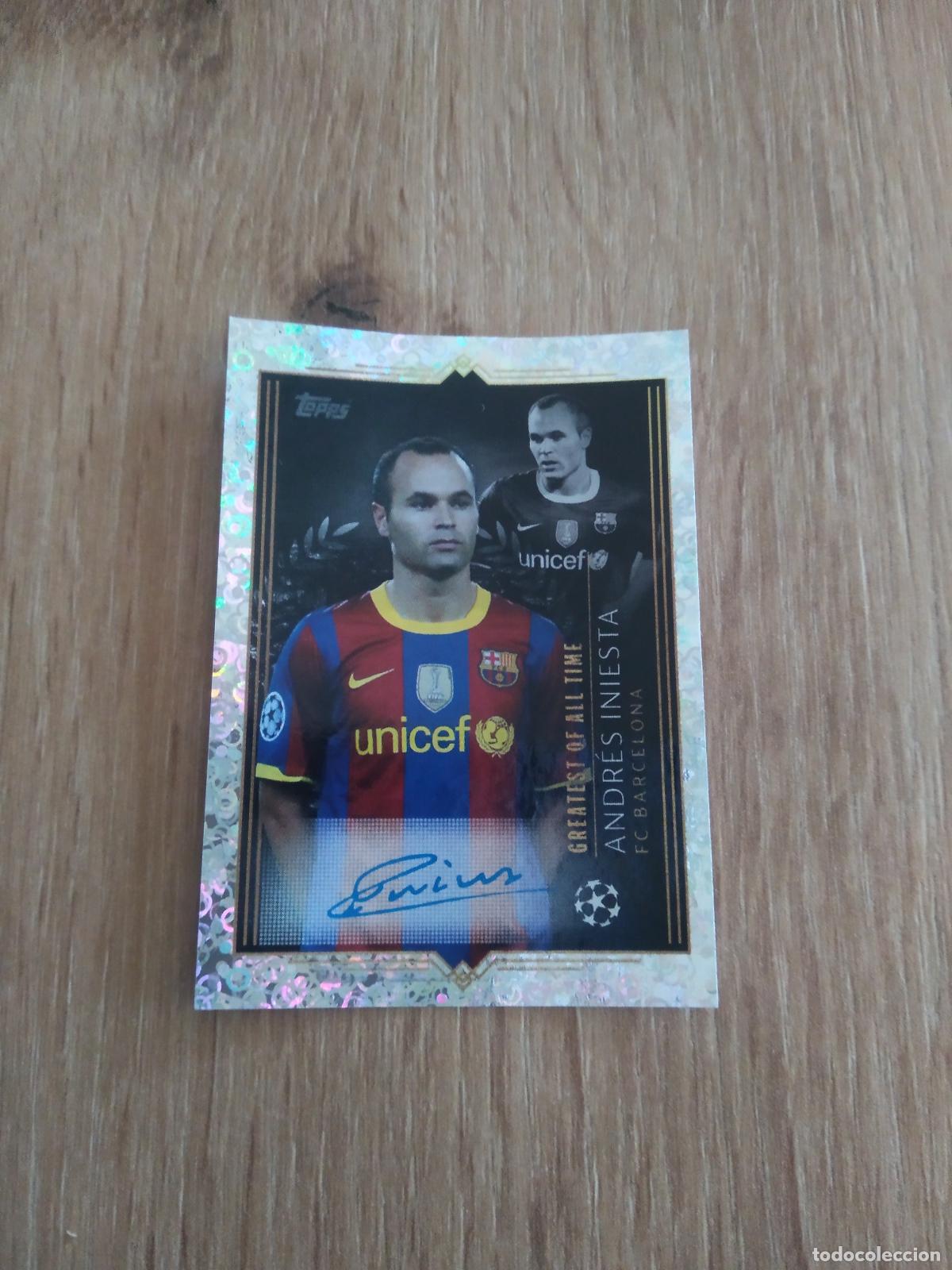 Coleccionismo: 737 INIESTA BARCELONA CROMO FUTBOL UEFA CHAMPIONS LEAGUE 23-24 TOPPS 2023-2024