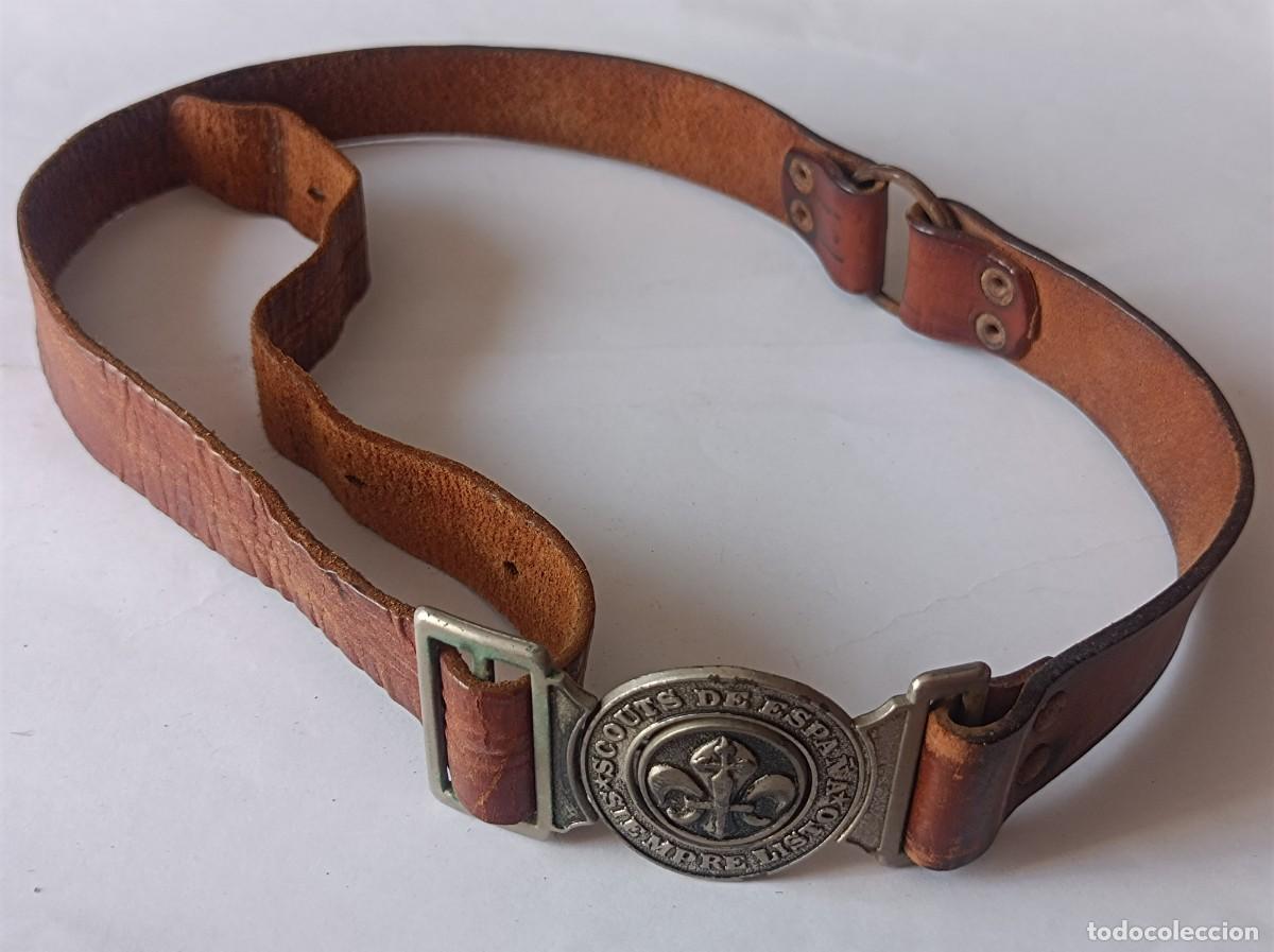 Coleccionismo: CINTUR&Oacute;N SCOUT CON HEBILLA ASOCIACI&Oacute;N DE SCOUTS DE ESPA&Ntilde;A ASDE A&Ntilde;OS 80