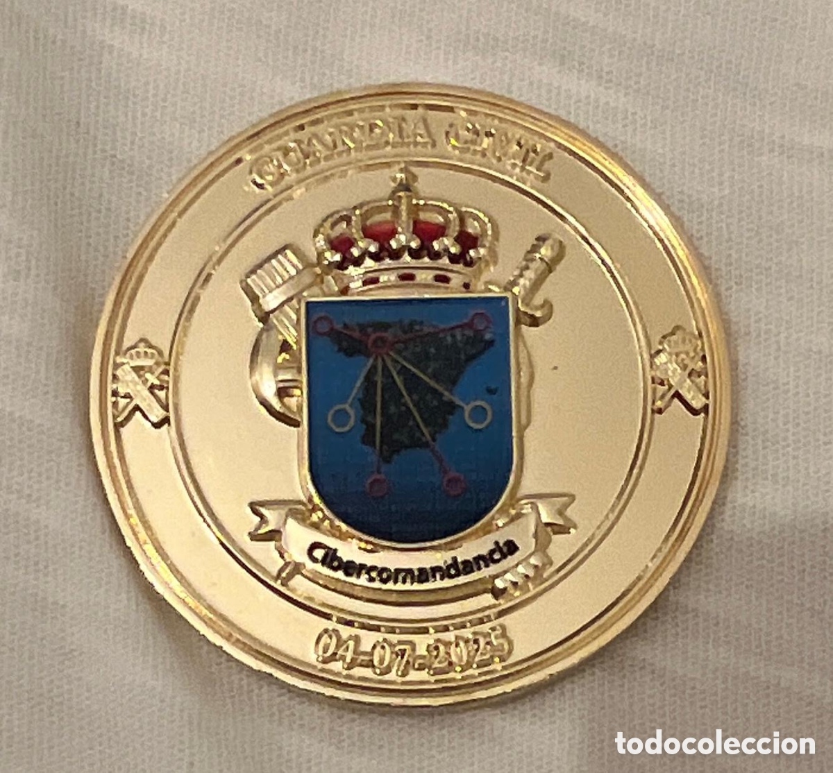 Coleccionismo: Moneda Cibercomandancia Guardia Civil