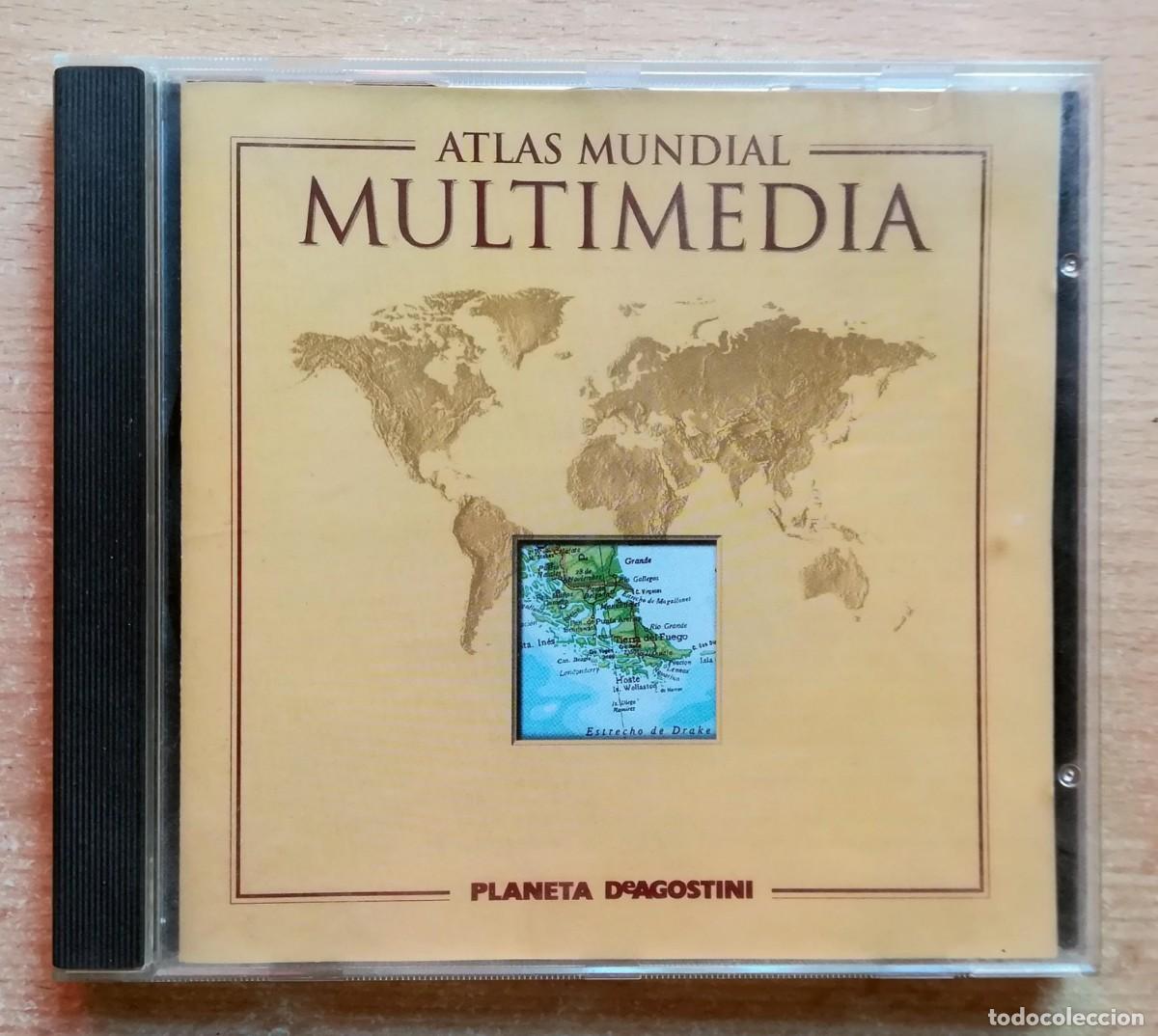 Coleccionismo: CD-Rom. Atlas Mundial Multimedia. Planeta de Agostini.