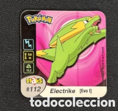 Coleccionismo: ELECTRIKE 112 STAKS POKEMON