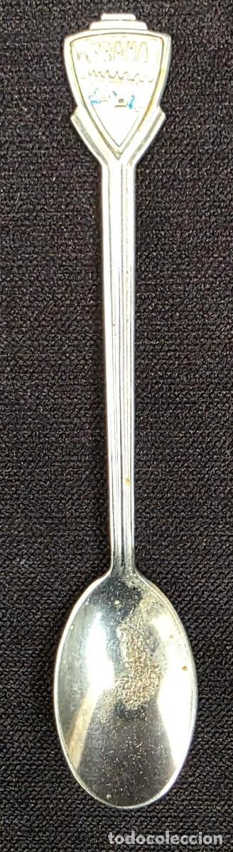 Coleccionismo: Cucharilla Souvenir Vintage Praha 12 cm Metal Plateado Recuerdo Tur&iacute;stico