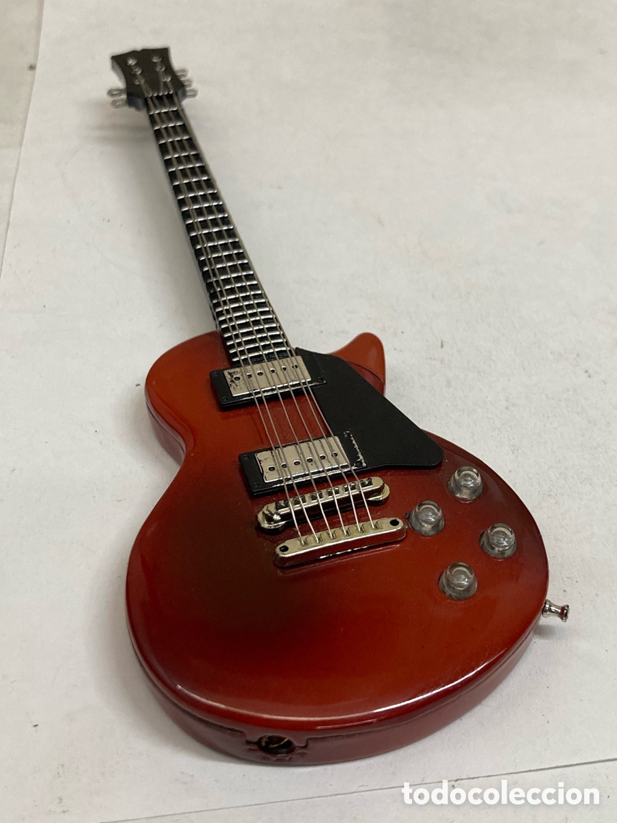 Sammeln: Mechero forma guitarra el&eacute;ctrica /Z155