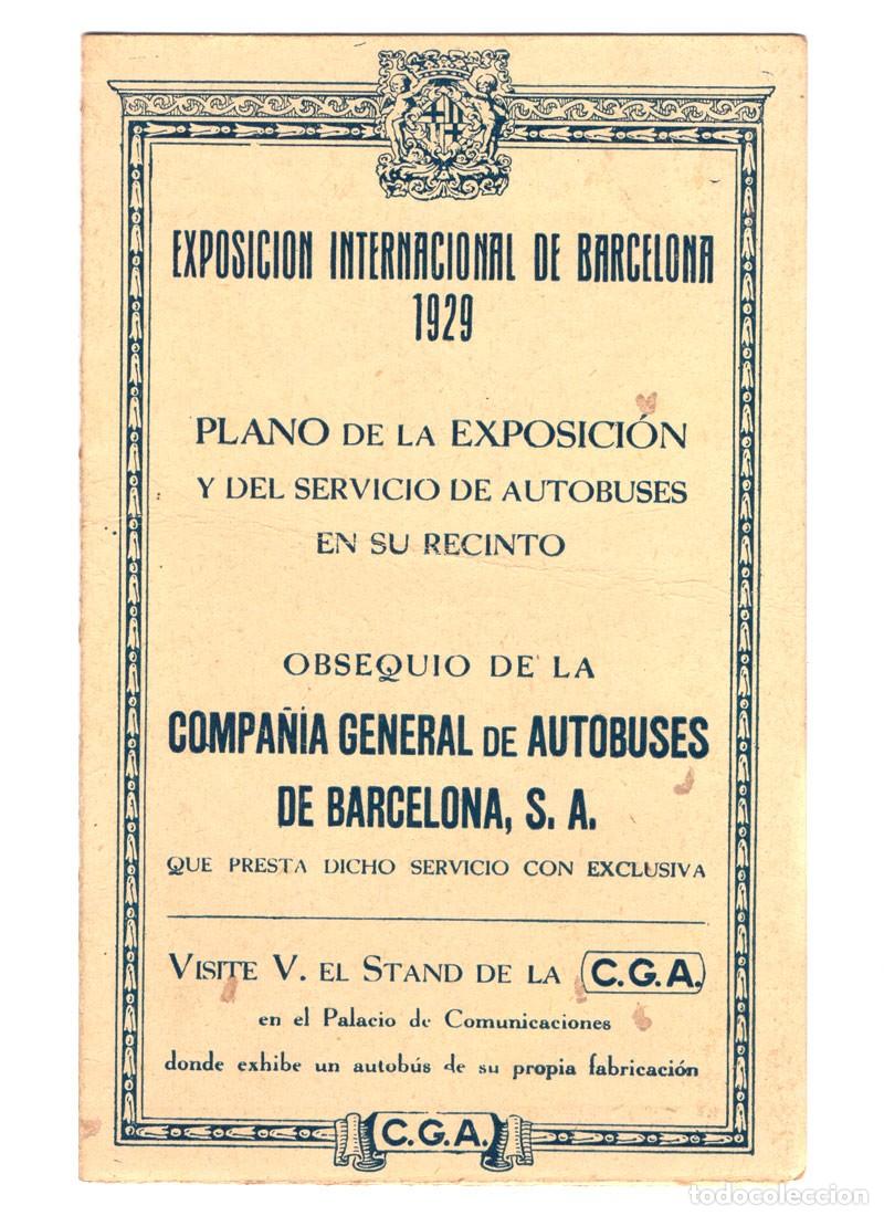 Coleccionismo: Folleto Exposici&oacute;n Internacional Barcelona 1929