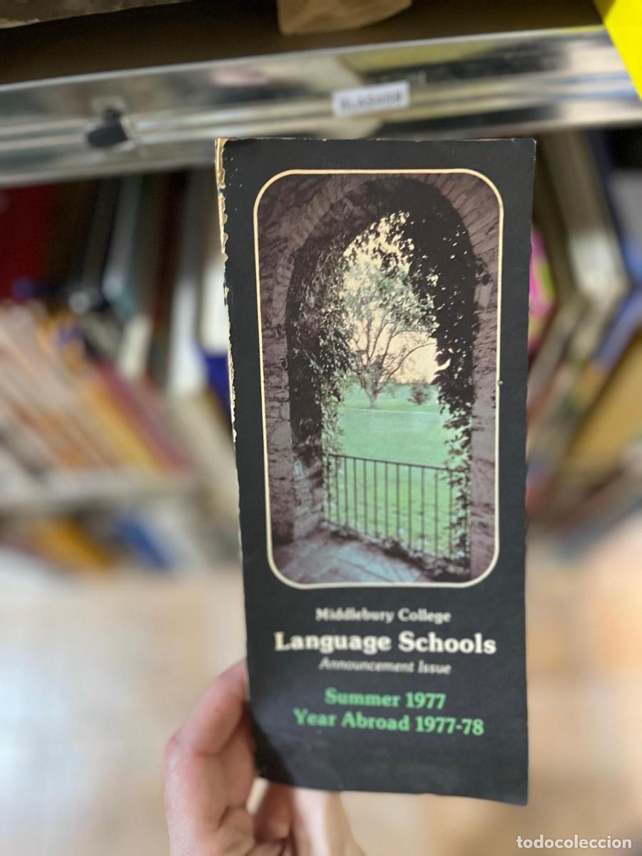 Coleccionismo: BLAS69 &mdash; Middlebury College Language Schools: Summer 1977 / Year Abroad 1977-78 &mdash; folleto/programa &mdash;