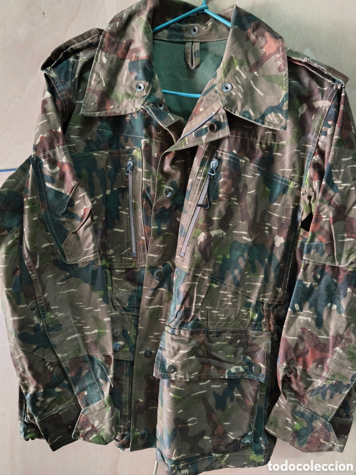 Coleccionismo: CHAQUET&Oacute;N PARACAIDISTA M-61 CAMUFLAJE OTO&Ntilde;O A&Ntilde;OS 70 B 46&times;58&times;112