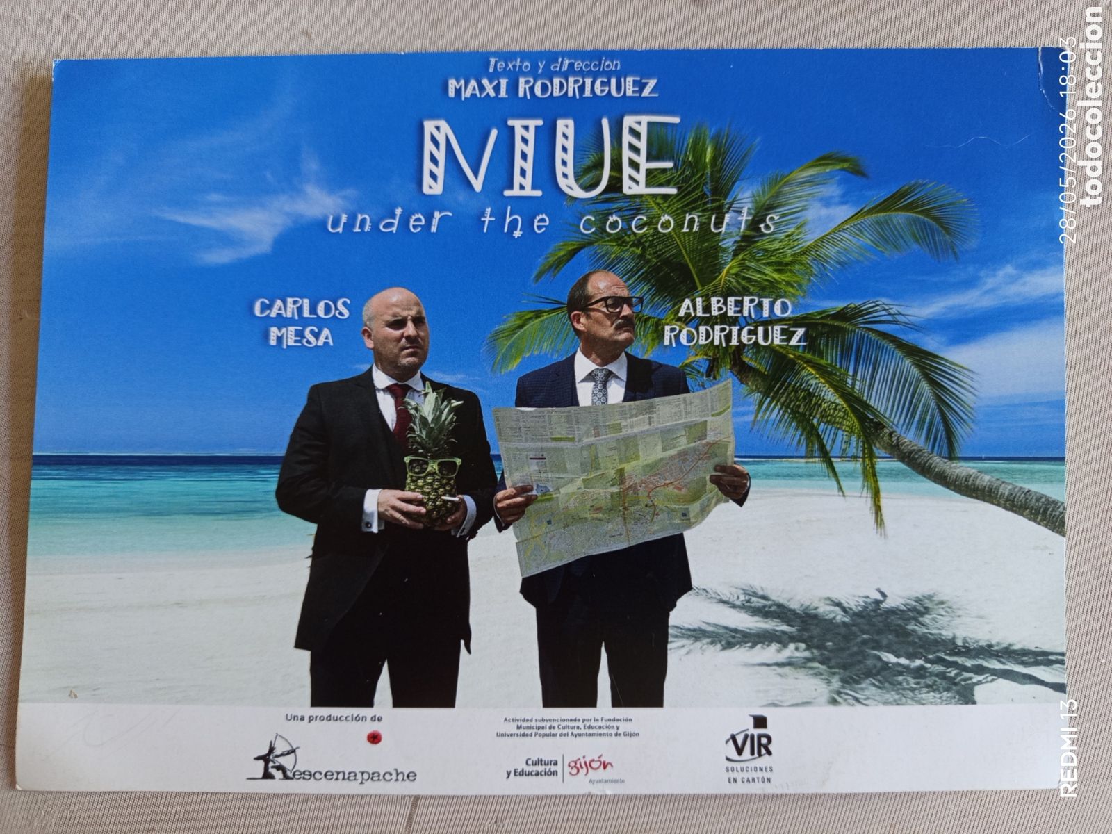 Coleccionismo: NIUE. Folleto teatro
