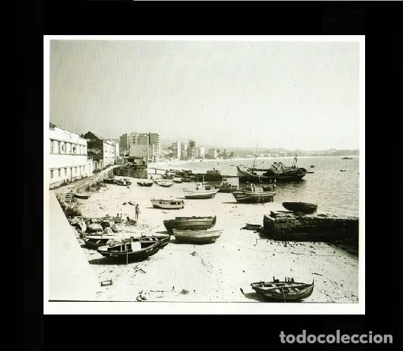 Coleccionismo: �HL12 - [RIVEIRA]. PRAIA DO CANUCHO OU DE PADIN. RIBEIRA. CORU&Ntilde;A. GALICIA. LAMINA FOTOGRAFICA.