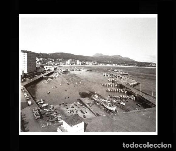 Coleccionismo: �HL13 - [RIVEIRA]. VISTA XERAL DO PORTO 1960. RIBEIRA. CORU&Ntilde;A. GALICIA. LAMINA FOTOGRAFICA.