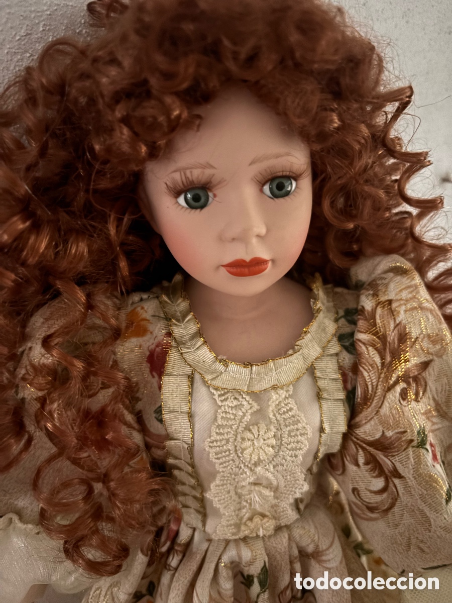 Coleccionismo: Preciosa mu&ntilde;eca de porcelana