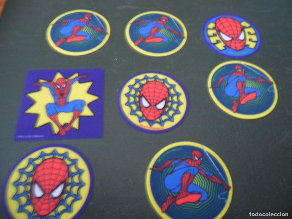 Coleccionismo: LOTE DE ADHESIVOS DE SPIDERMAN - Foto 1