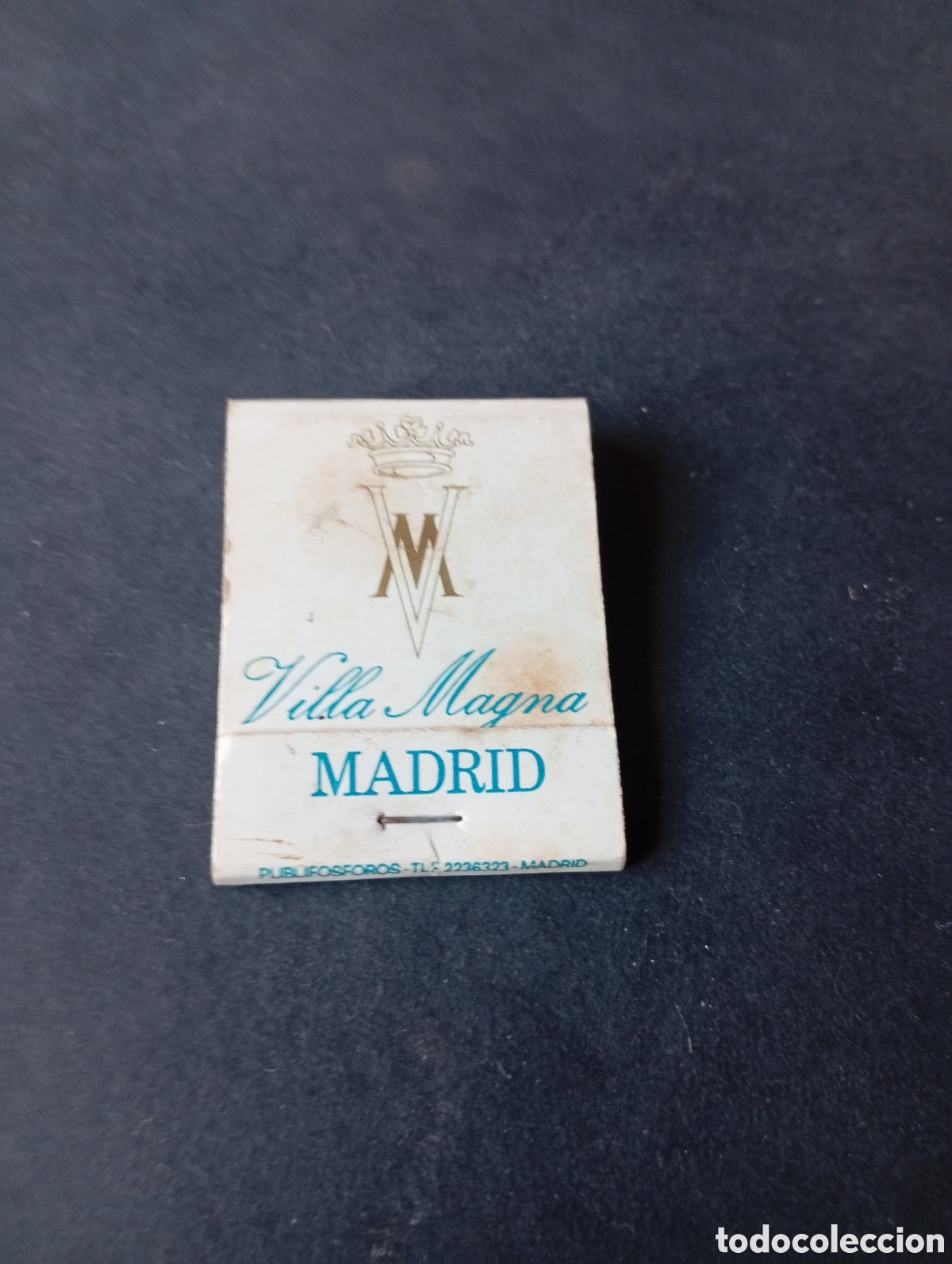 Colecionismo: Caja de Cerillas Villa Magna, Madrid