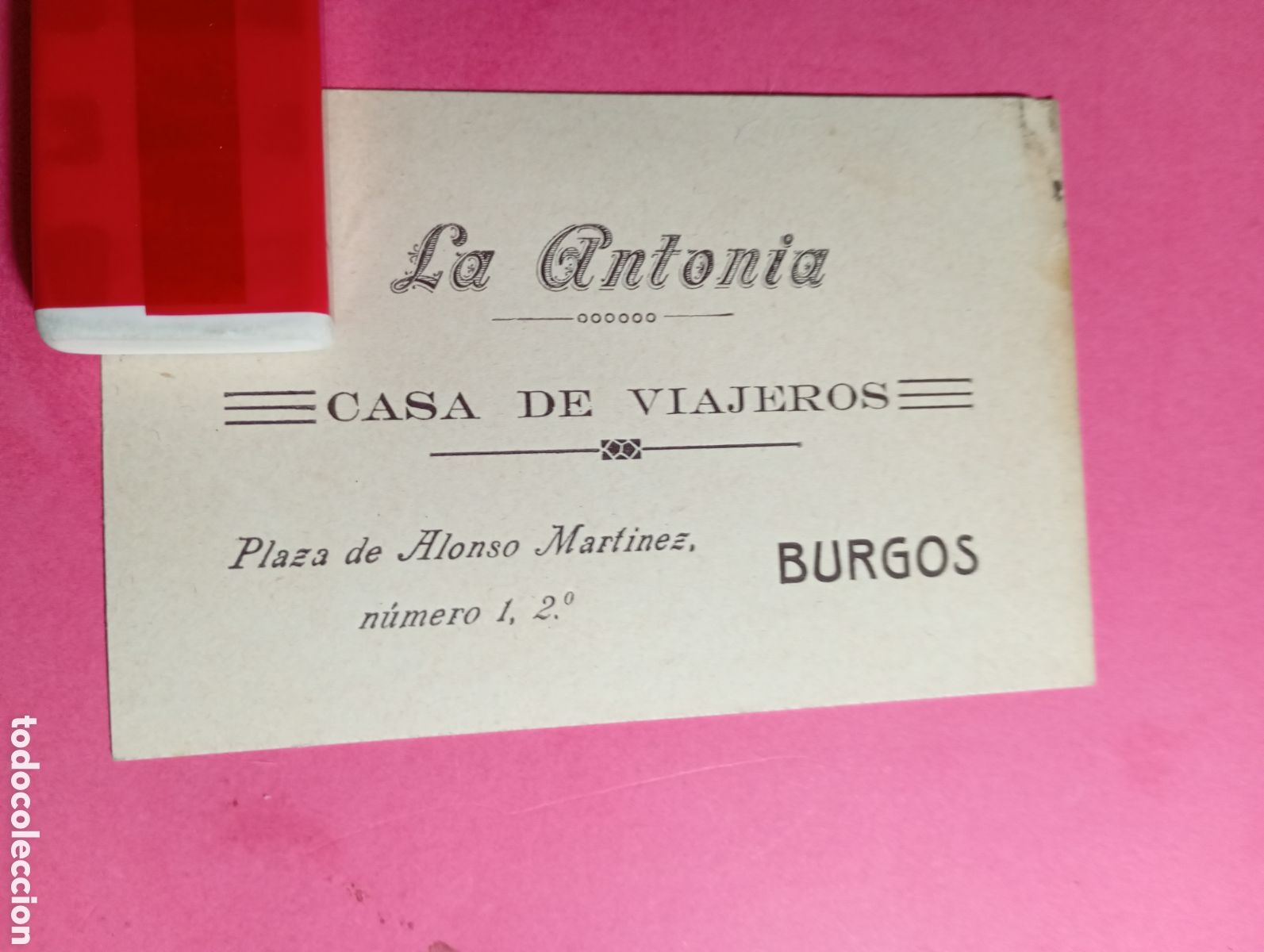 Sammelleidenschaft Papier: BURGOS 2/6 1919 ''LA ANTONIA'' CASA DE VIAJEROS CUENTA HOSPEDAJE MES DE MAYO DE D. JOS&Eacute;...........