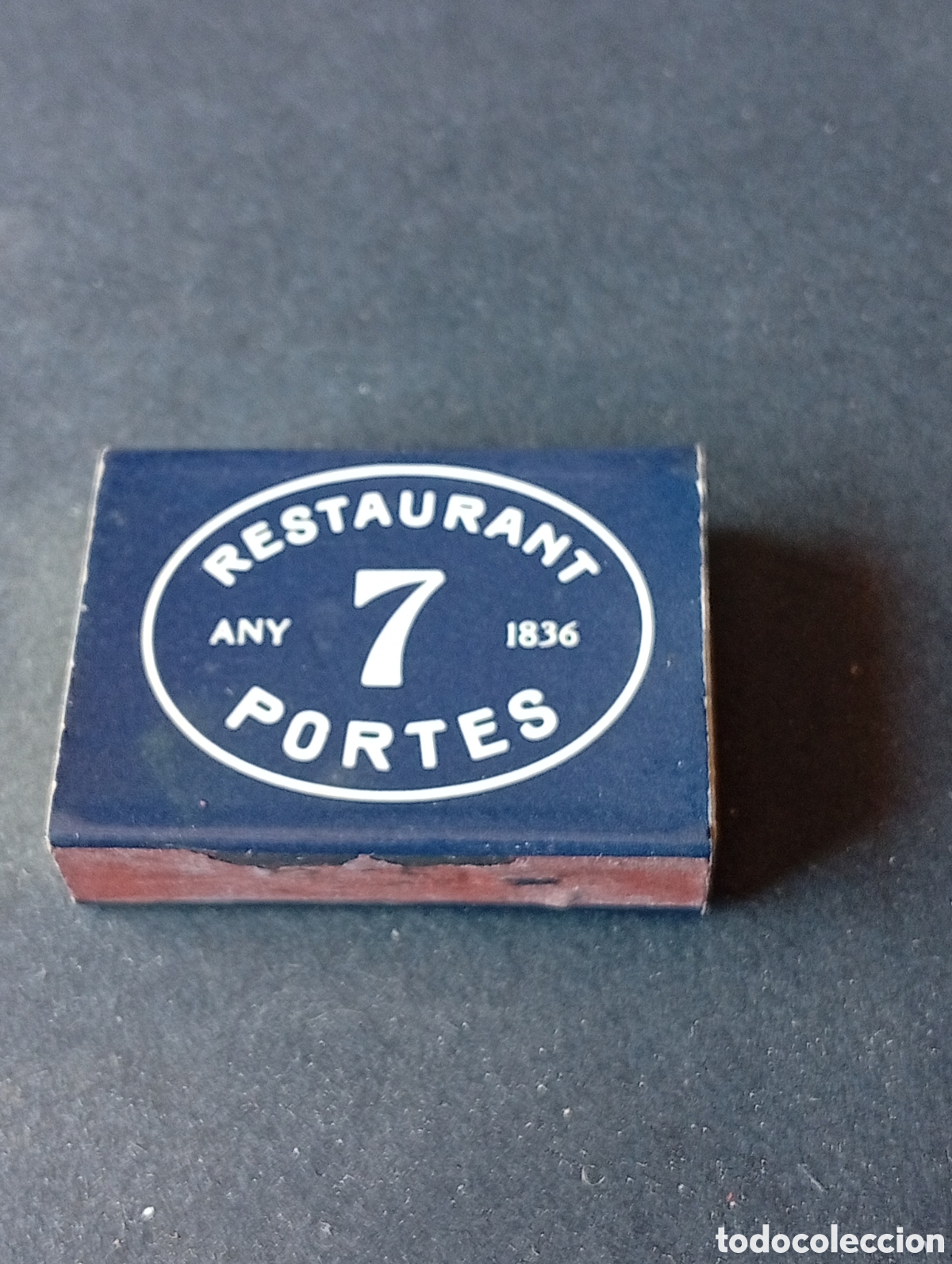 Colecionismo: Caja de Cerillas restaurant 7 portes
