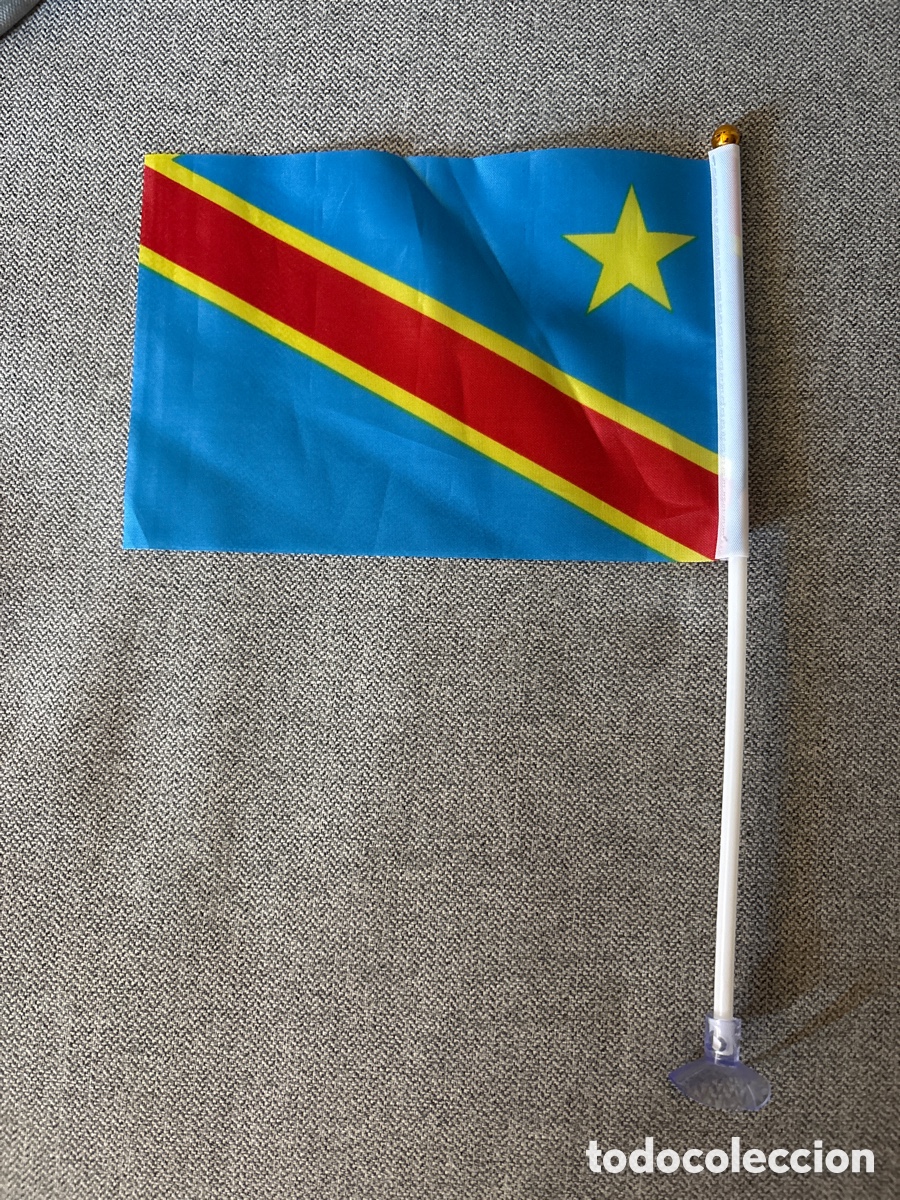 Coleccionismo: Bandera Rep&uacute;blica Democr&aacute;tica del Congo. ASM