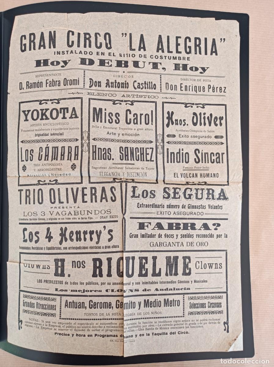 Coleccionismo: DEBUT GRAN CIRCO LA ALEGR&Iacute;A YOKOTA MISS CAROL OLIVER 4 HENRRYS RIQUELME TR&Iacute;O OLIVERAS