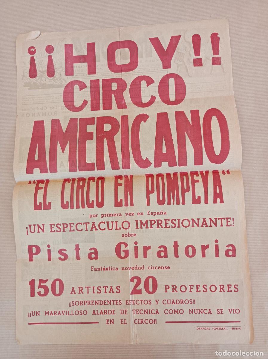 Coleccionismo: CIRCO AMERICANO PRO PRIMERA VEZ EN ESPA&Ntilde;A 1952