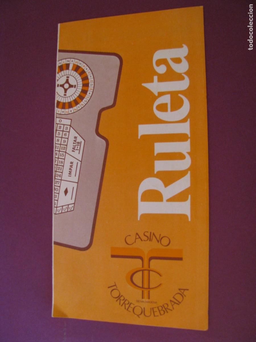 Coleccionismo: FOLLETO INSTRUCTIVO PARA EL JUEGO DE RULETA. CASINO TORREQUEBRADA, BENALMADENA. A&Ntilde;OS 1980