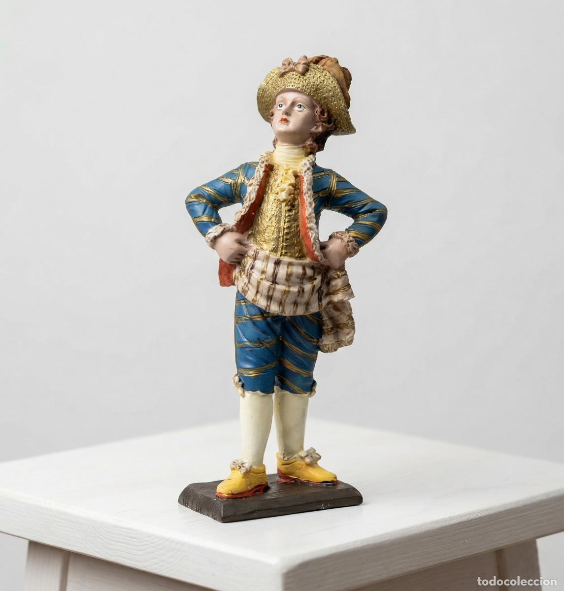 Coleccionismo: Figura de Resina Barroca Cajamurcia Colecci&oacute;n Vintage 14cm