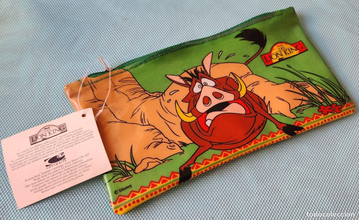 Coleccionismo: EL REY LE&Oacute;N - PORTA LAPICES ESCOLAR - DISNEY sin uso