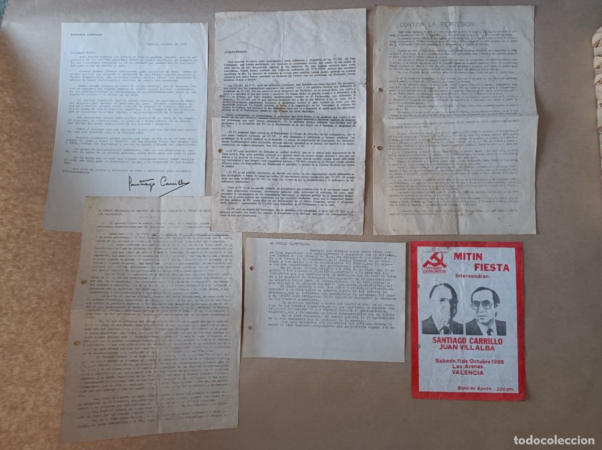 Coleccionismo: DOCUMENTACI&Oacute;N Y PUBLICIDAD PARTIDO COMUNISTA DE ESPA&Ntilde;A - &Eacute;POCA TRANSCI&Oacute;N