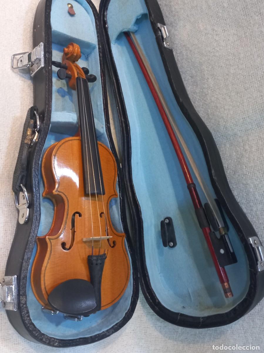 Coleccionismo: VIOL&Iacute;N madera (34cm) estuche - Foto 1