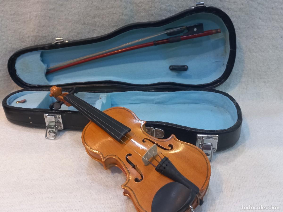 Coleccionismo: VIOL&Iacute;N madera (34cm) estuche - Foto 2