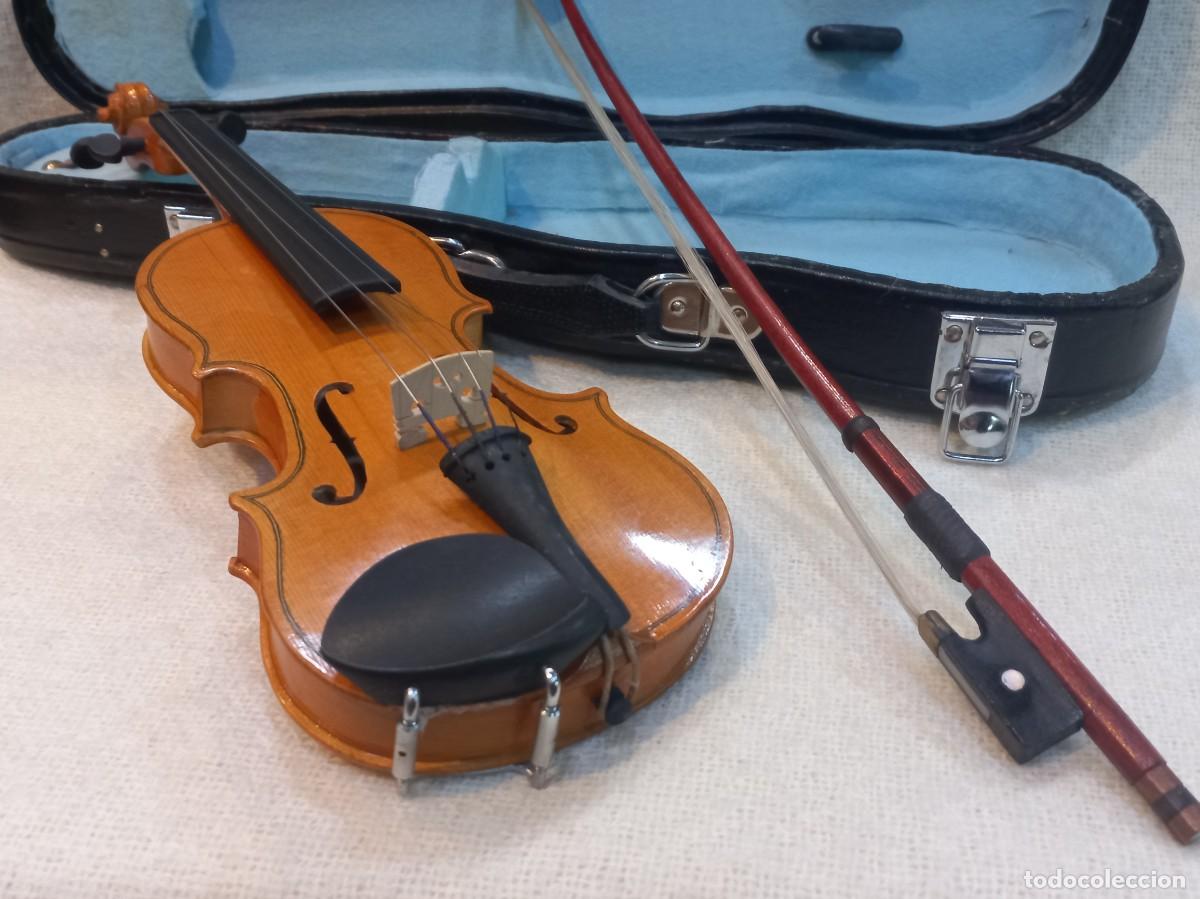 Coleccionismo: VIOL&Iacute;N madera (34cm) estuche - Foto 3