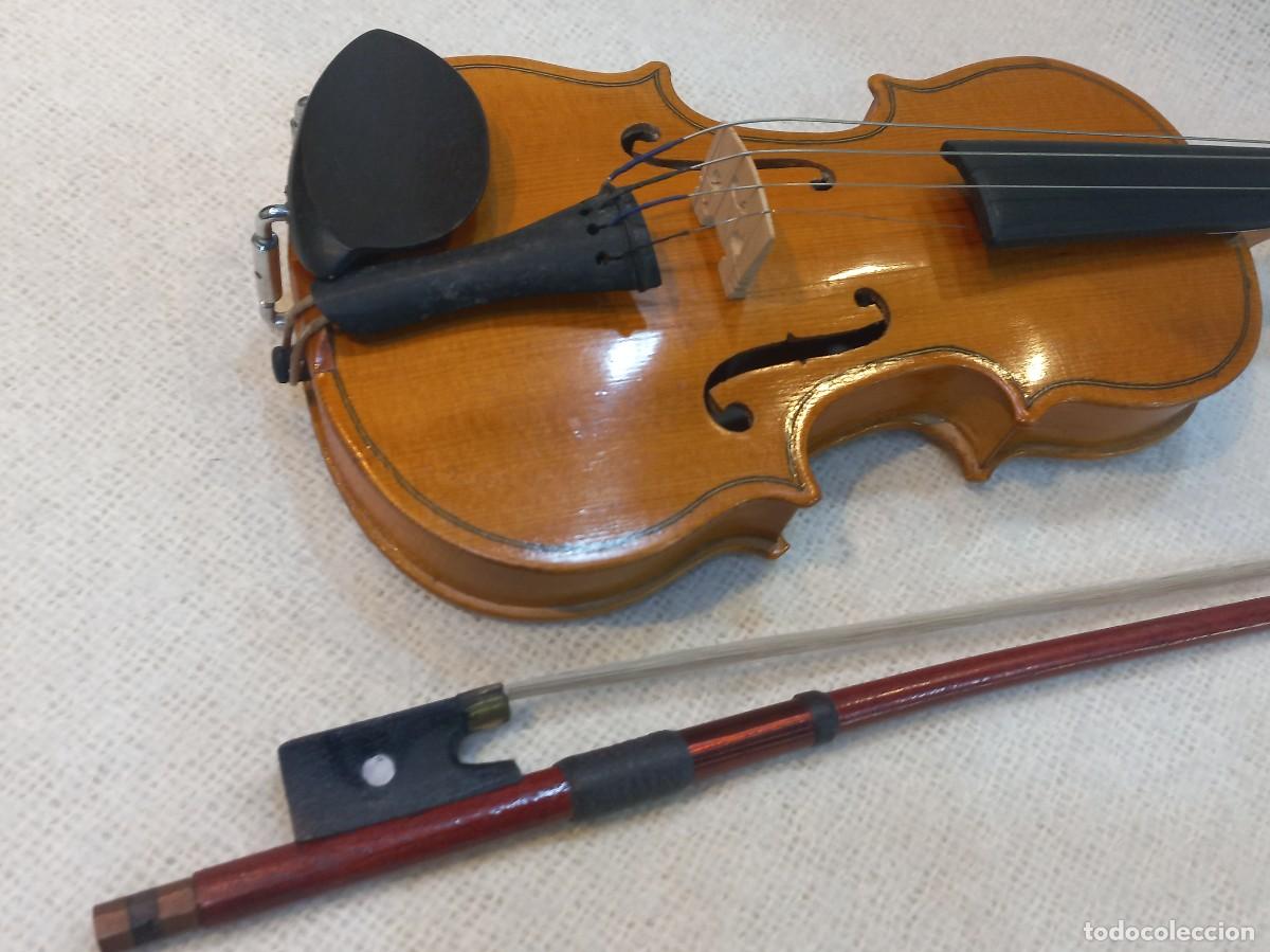 Coleccionismo: VIOL&Iacute;N madera (34cm) estuche - Foto 5