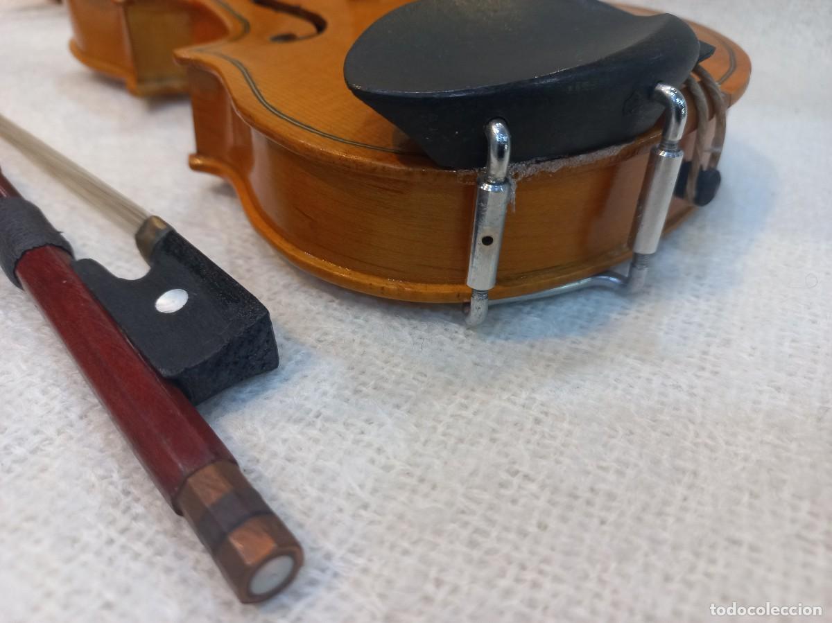 Coleccionismo: VIOL&Iacute;N madera (34cm) estuche - Foto 8