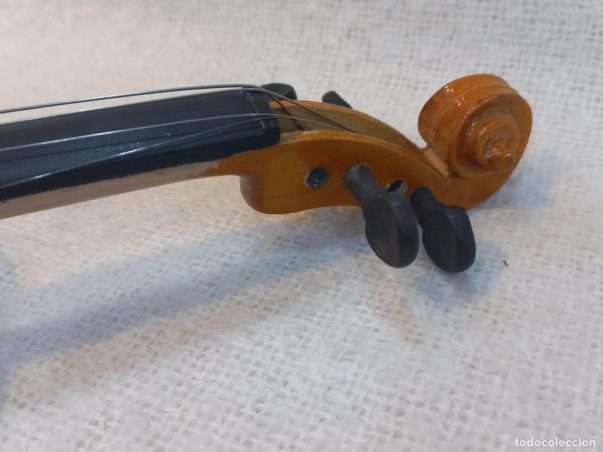 Coleccionismo: VIOL&Iacute;N madera (34cm) estuche - Foto 11