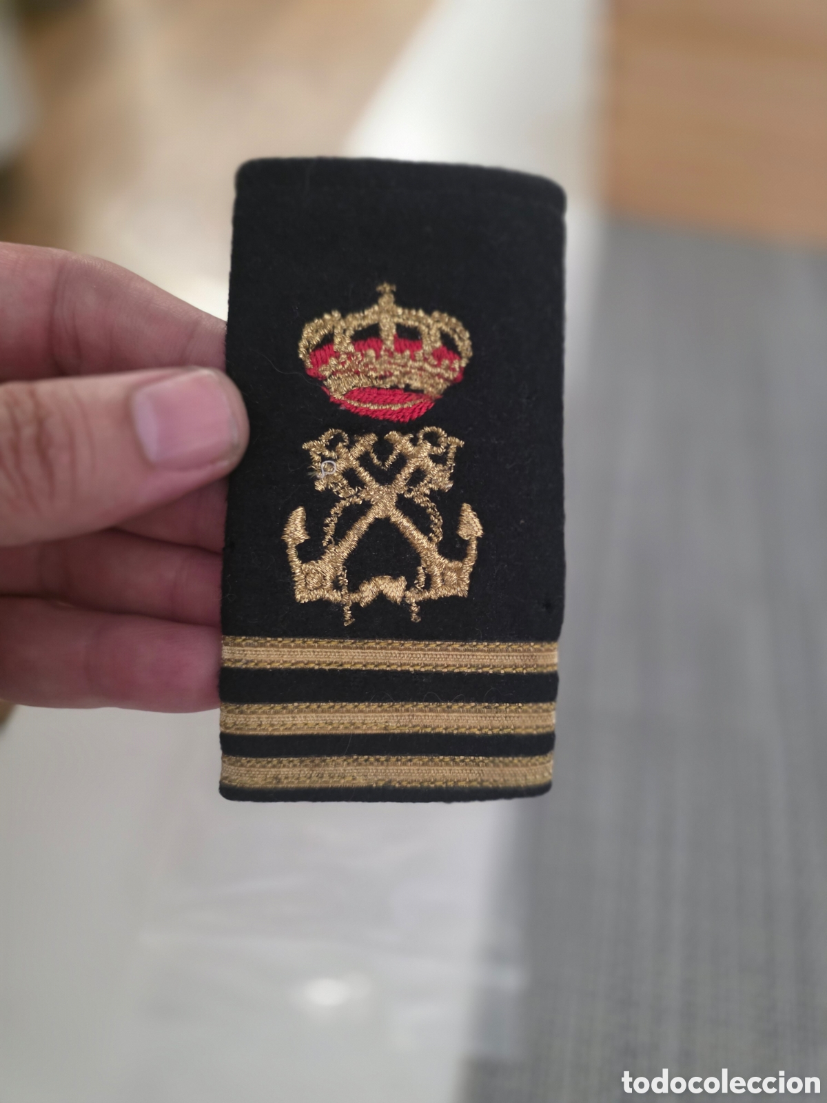 Coleccionismo: DIVISA DE MARINA,BORDADAS 1 unidad