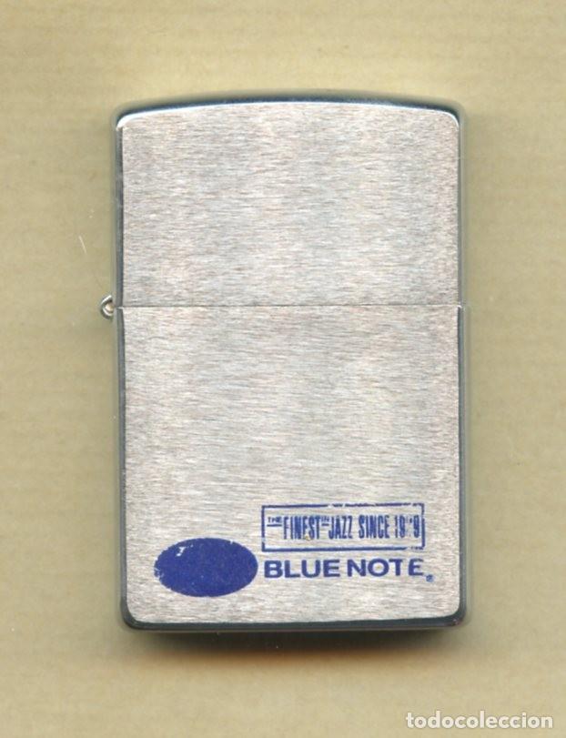 Coleccionismo: ENCENDEDOR ORIGINAL CLIPPER, CON EL LOGO DE BLUE NOTES RECORDS.