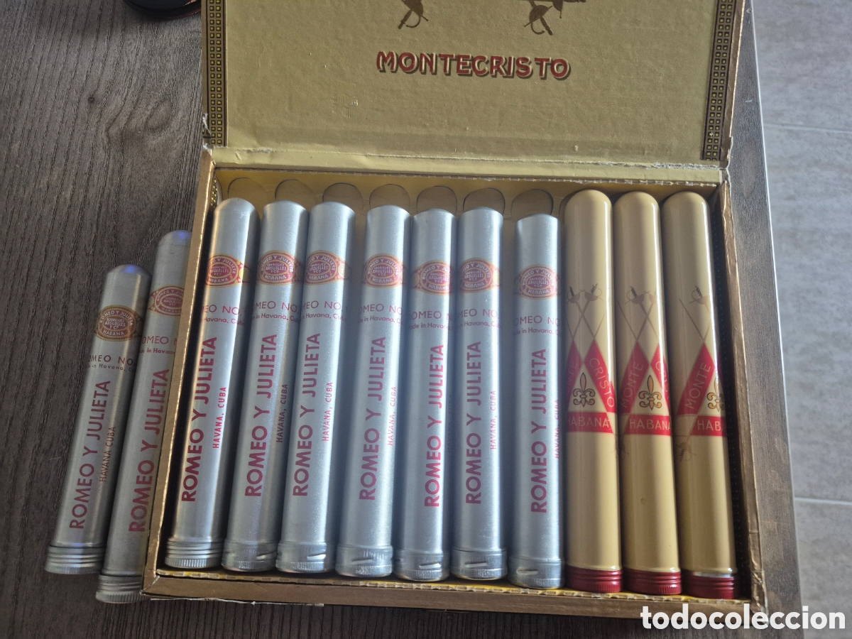 Colecionismo: CAJA DE MONTECRISTO Y ROMEO Y JULIETA