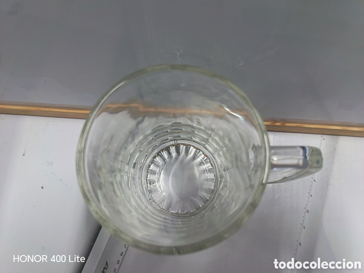 Coleccionismo: Jarra de cerveza de vidrio - Foto 6