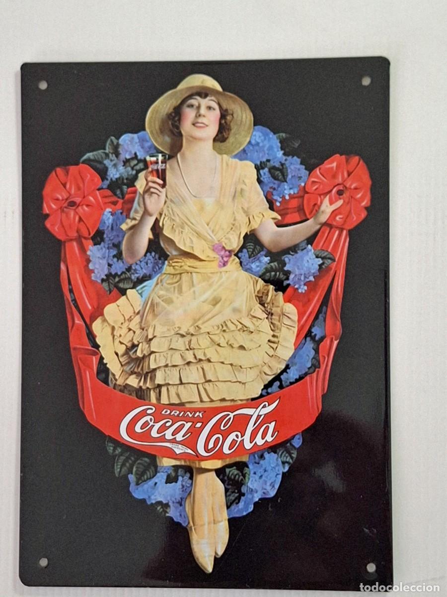Coleccionismo: PLACA ANTIGUA DE PUBLICIDAD DE COCA-COLA.