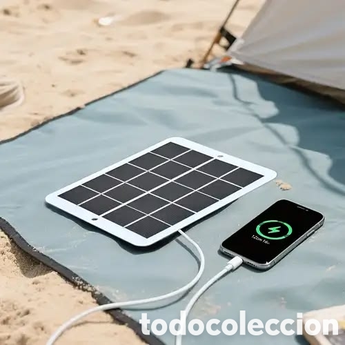 Collectionnisme: Panel Solar Port&aacute;til de 3W 5V con Conector USB